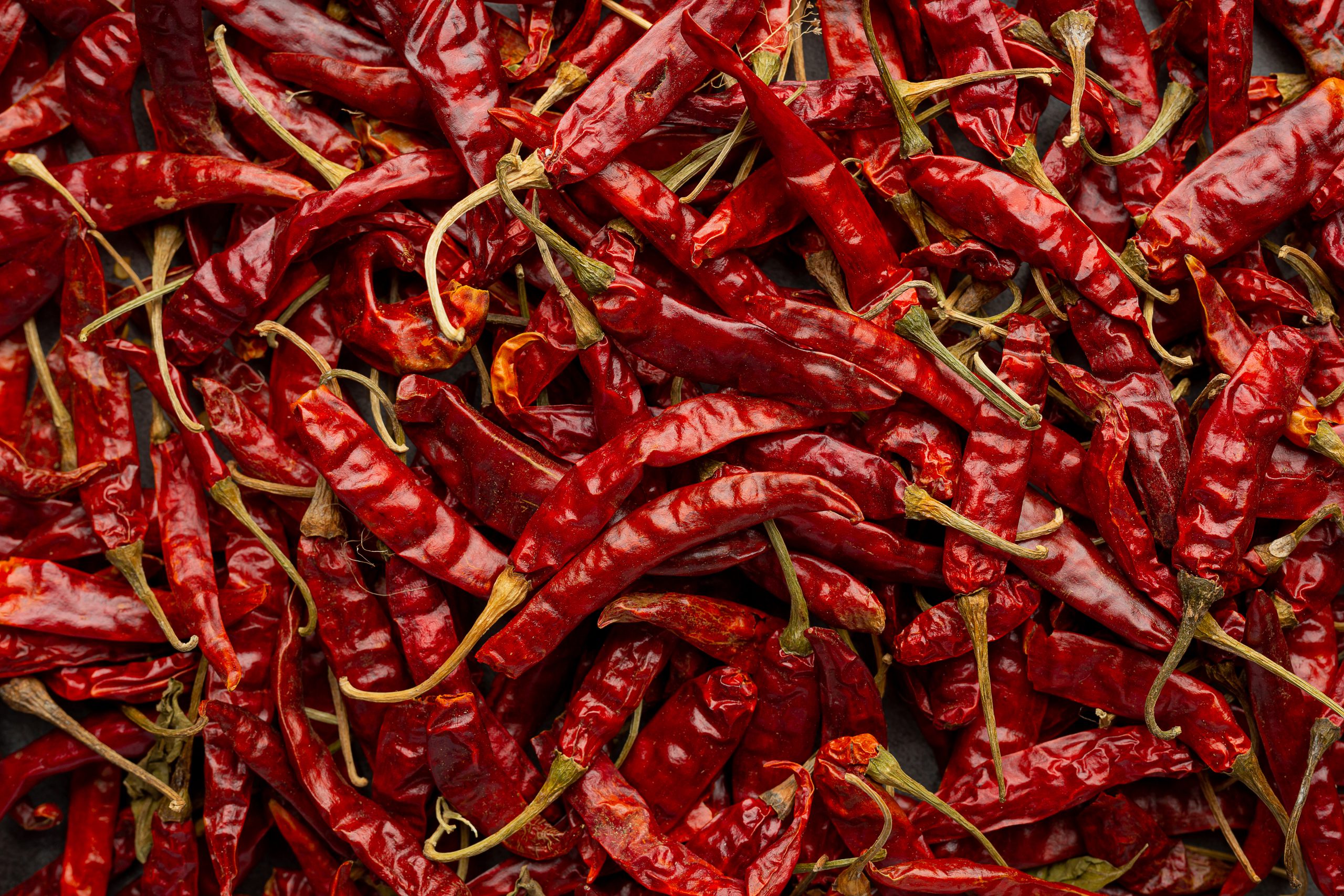 dried red chilli background